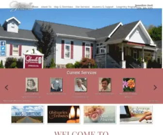 Glenvillefuneralhome.com(Glenville Funeral Home) Screenshot