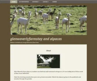 Glenwaverlyfarmstayandalpacas.com(Glen Waverly Farm Stay) Screenshot