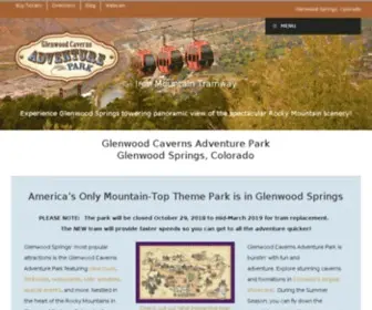 Glenwoodcaverns.com(Glenwood Caverns Adventure Park) Screenshot