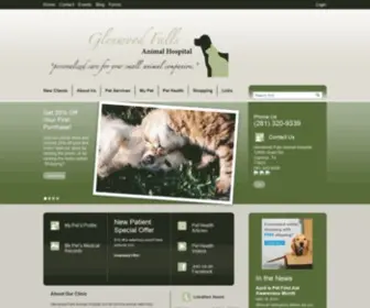 Glenwoodfalls.com(Veterinarians Cypress) Screenshot