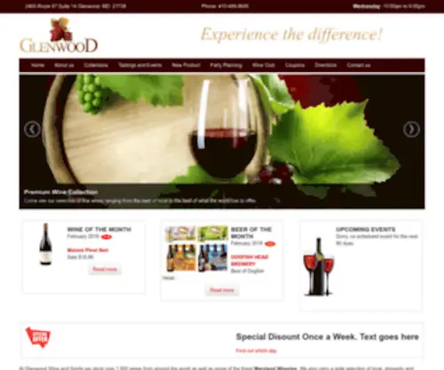 Glenwoodwine.com(Wine) Screenshot