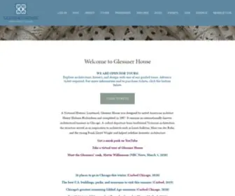 Glessnerhouse.org(Glessner House) Screenshot