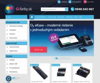 Glfarby.sk(Farby do tlačiarne) Screenshot