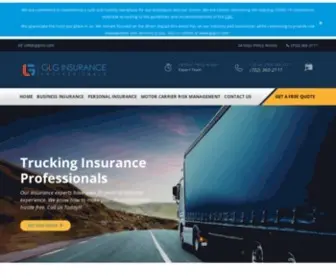 Glgins.com(Commercial Truck Insurance) Screenshot