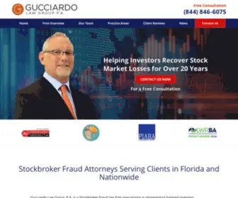 Glginvestmentlaw.com(Florida Stockbroker Fraud Lawyer) Screenshot