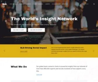 GLG.it(The World's Insight Network) Screenshot