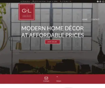 Glhomedecorchicago.com(Home Design Store in Chicago) Screenshot