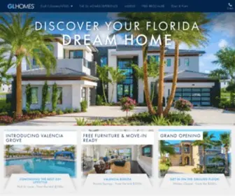 Glhomes.com(Find your new Florida home for sale at GL Homes) Screenshot