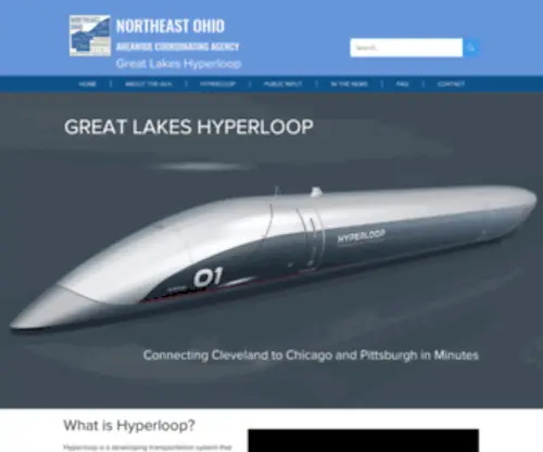 GLHyperloopoutreach.com(Great Lakes Hyperloop) Screenshot