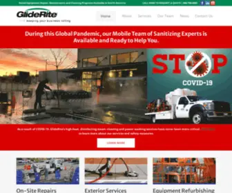 Glideritecorp.com(Commercial Maintenance Services LA) Screenshot