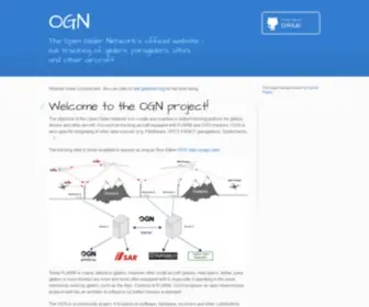 Glidernet.org(The Open Glider Network’s official website) Screenshot