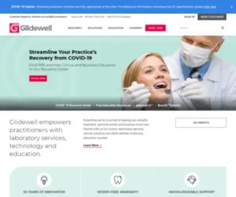 Glidewelldental.com(Dental Lab Services) Screenshot