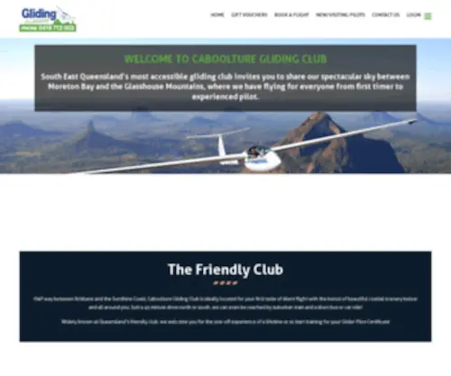 Glidingcaboolture.org.au(Caboolture Gliding Club) Screenshot