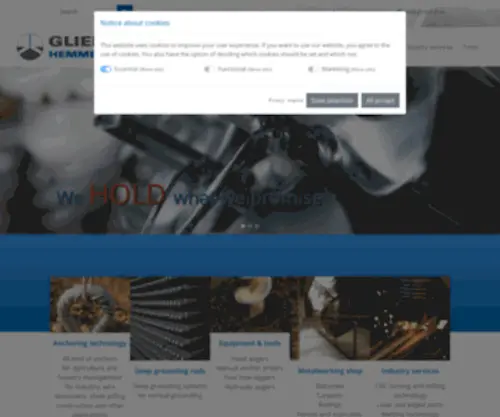 Glienke-GMBH.de(Glienke-Hemmerlein Metall GmbH) Screenshot