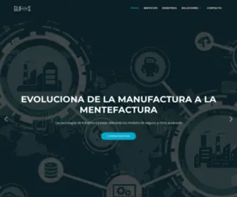 Glifos.mx(Glifos especializados en software e industria 4.0. Que ofrece soluciones como) Screenshot