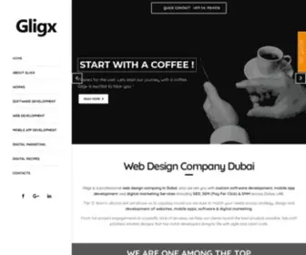 Gligx.com(Web Design Company Dubai) Screenshot