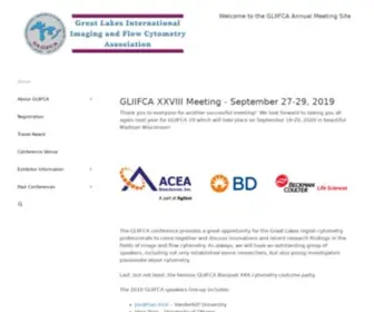 Gliifca.org(The GLIIFCA Annual Meeting Conference Site) Screenshot