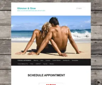 Glimmerandglow.com(SCHEDULE APPOINTMENT) Screenshot