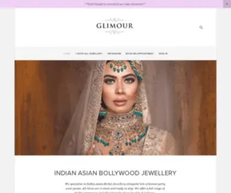 Glimour.co.uk(Indian Asian Bridal Wedding Party Jewellery Jewelry UK London with worldwide shipping) Screenshot