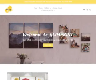 Glimprint.com(GLIMPRINT ART & FRAMES) Screenshot