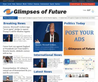 Glimpsesoffuture.com(Glimpses of future) Screenshot