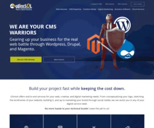 Glimsol.com(Web & Digital Solutions) Screenshot