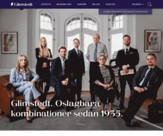 Glimstedt.se(Advokat & Advokatbyrå) Screenshot