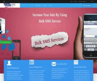 Glintsms.com(Digital Mobile Marketing) Screenshot