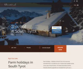 Glinzhof.com(Urlaub auf dem Bauernhof) Screenshot