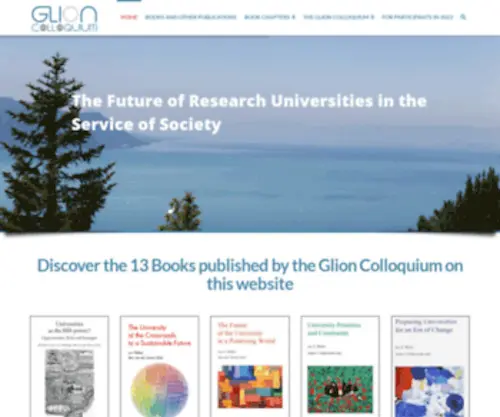 Glion.org(Glion Colloquium) Screenshot