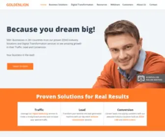 Glionconsulting.com(GoldenLion) Screenshot