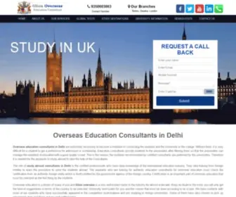 Glionoverseas.co.in(Top Study Abroad Consultants in Delhi) Screenshot