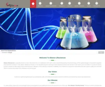 Glistenlifesciences.com(Glisten Lifesciences) Screenshot