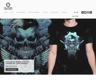 Glitchgear.com(Official Video Game Lifestyle Clothing Brand for Gamers) Screenshot