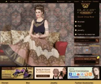 Glitterdesignz.com(Online Sarees) Screenshot