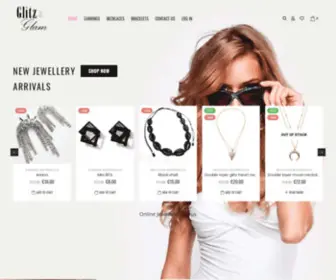 Glitzandglam.eu(Jewellery Cyprus Online) Screenshot