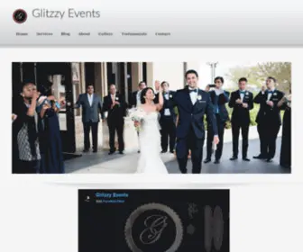 Glitzzyevents.com(Wedding Catering and Support Services) Screenshot