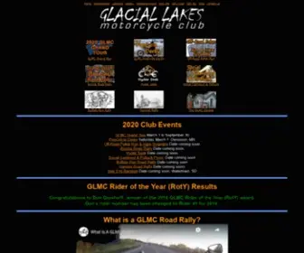 GLMC.org(Glacial Lakes Motorcycle Club) Screenshot