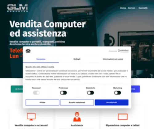 GLmcomputer.it(GLM Computer) Screenshot