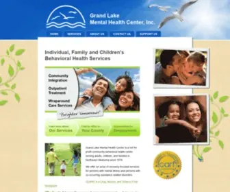 GLMHC.net(Grand Lake Mental Health Center) Screenshot