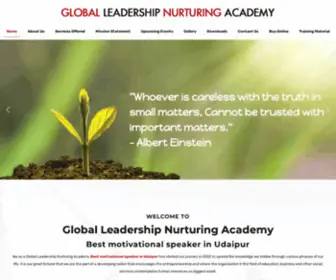 Glnacademy.com(Global Leadership Nurturing Academy) Screenshot