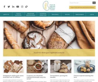 GLNC.org.au(Grains & Legumes Nutrition Council) Screenshot