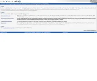 GLN.com(Descartes mygln) Screenshot