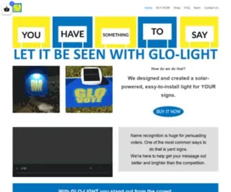 Glo-Vote.com(GLO your message) Screenshot