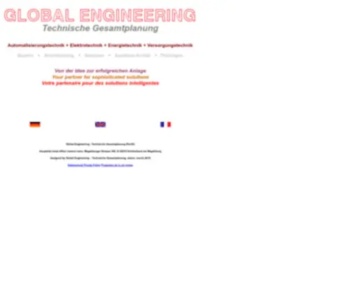 Glob-ENG.de(Global Engineering) Screenshot