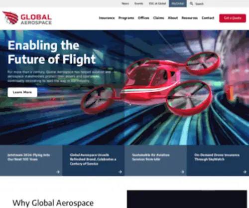 Global-Aero.com(Global Aero) Screenshot