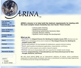 Global-Arina.org(ARINA) Screenshot