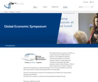 Global-Economic-SYmposium.org(Global Economic Symposium) Screenshot