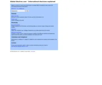Global-Electron.com(International electrons explained) Screenshot