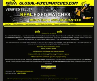 Global-Fixedmatches.com(Global Fixed Matches) Screenshot